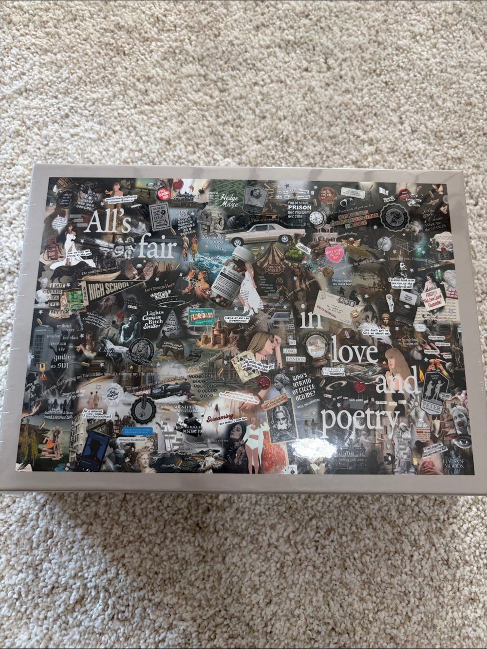 Taylor Swift TTPD 1000 Piece Puzzle The Tortured Poets Department